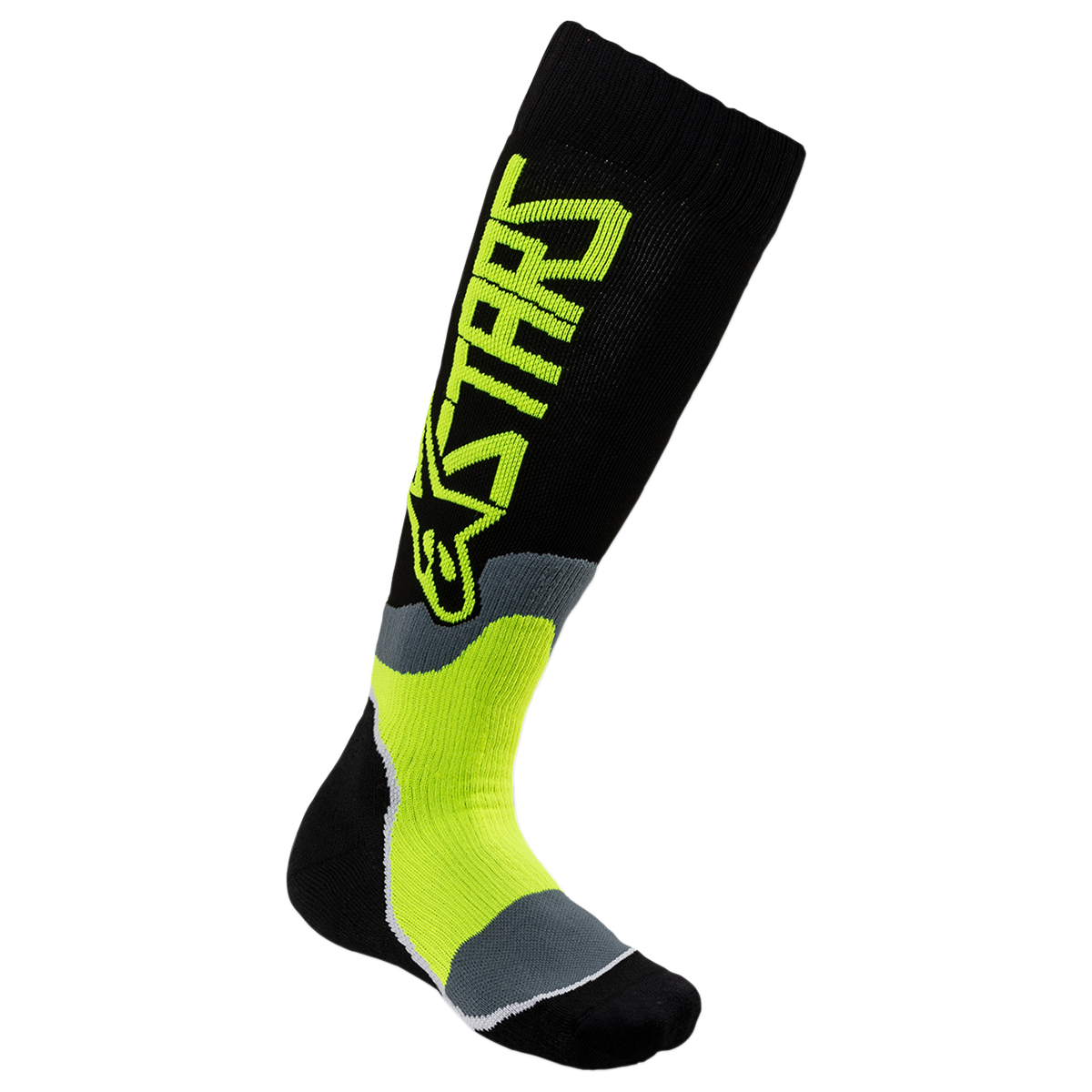 Alpinestars MX Plus 2 Youth Socks - Black Yellow CL