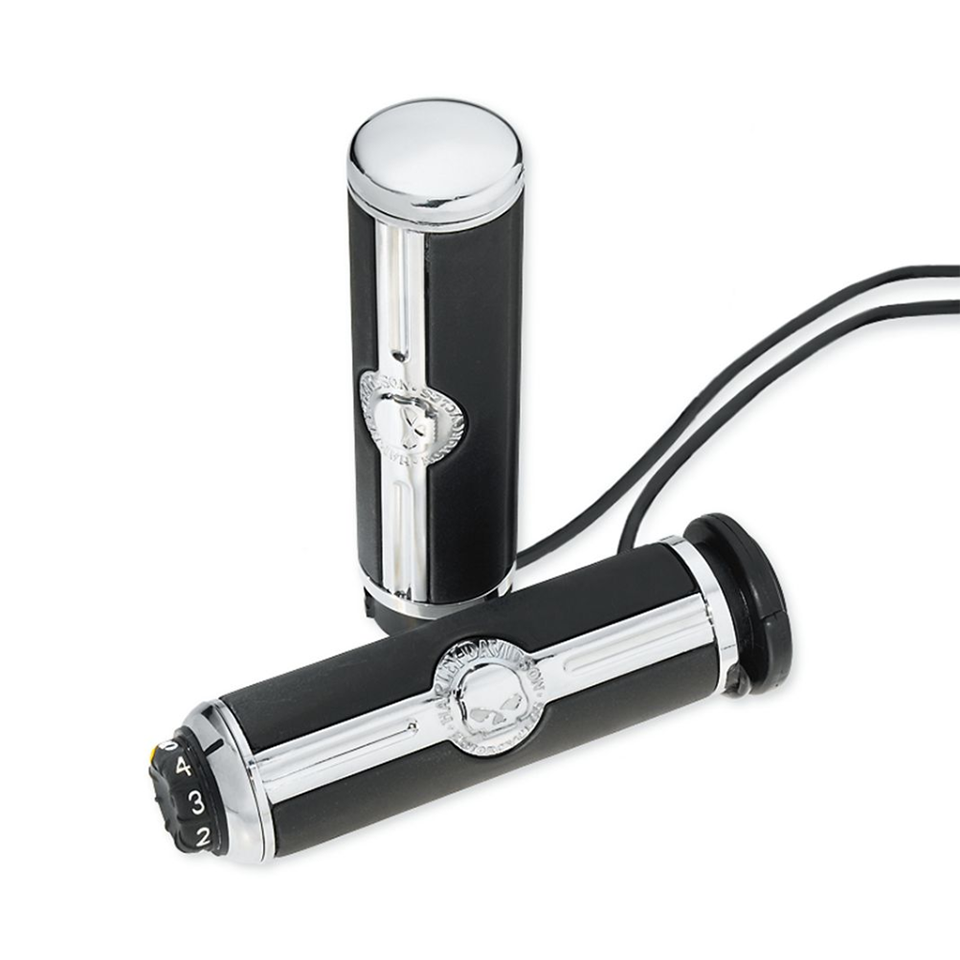 Harley-Davidson Willie G. Skull Heated Hand Grips