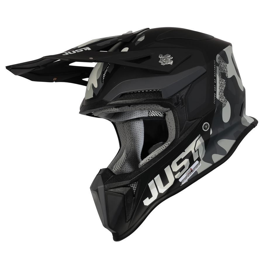 JUST1 J18+MIPS Pulsar Camo City Black Helmet CL