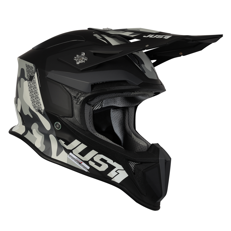 JUST1 J18+MIPS Pulsar Camo City Black Helmet CL