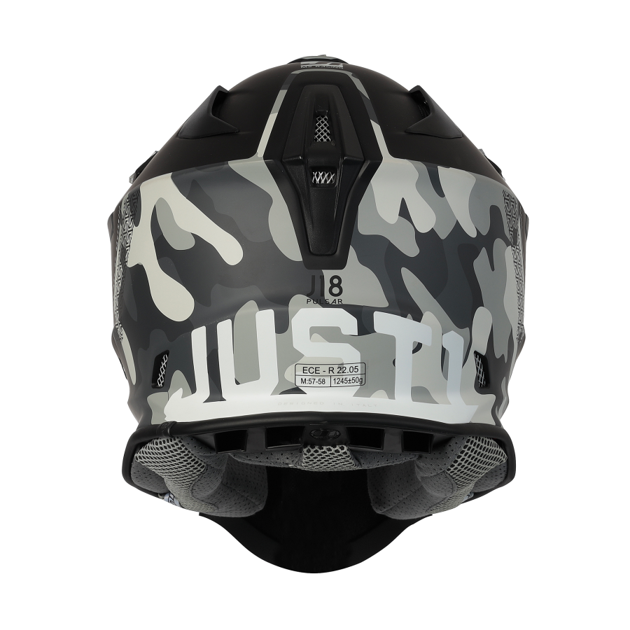 JUST1 J18+MIPS Pulsar Camo City Black Helmet CL