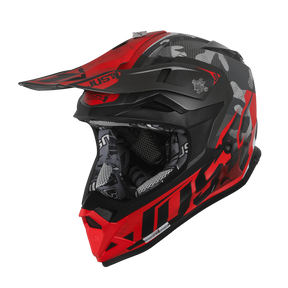 JUST1 J32 Pro Swat Camo Red Fluo Youth Helmet