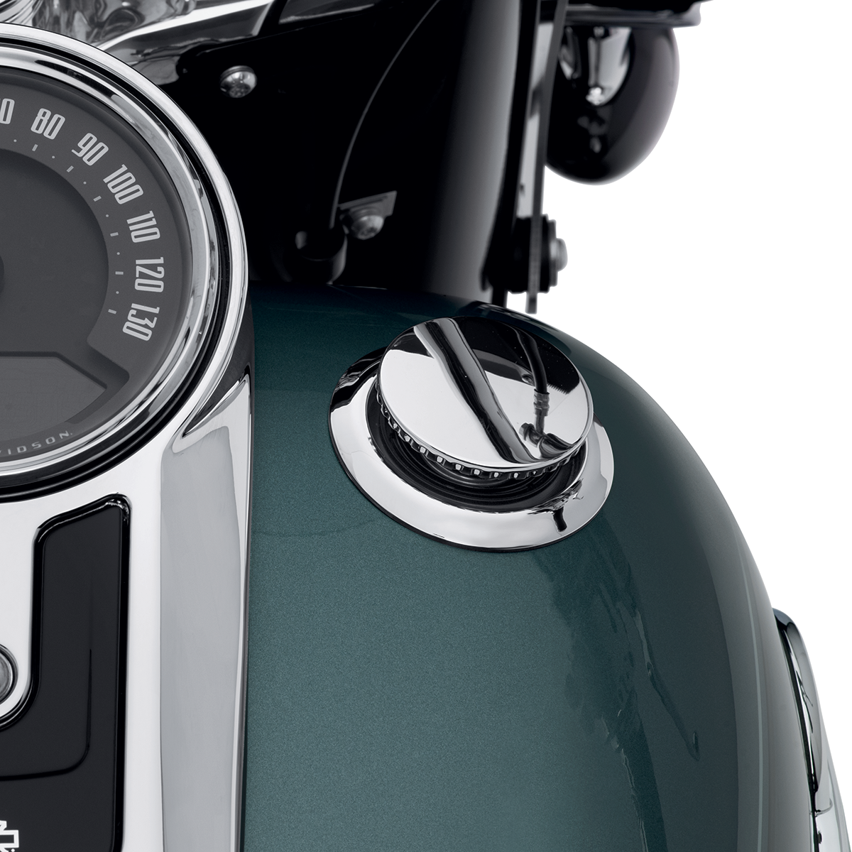 Harley-Davidson Flush-Mount Fuel Cap & Left Side Tank Cap Kit