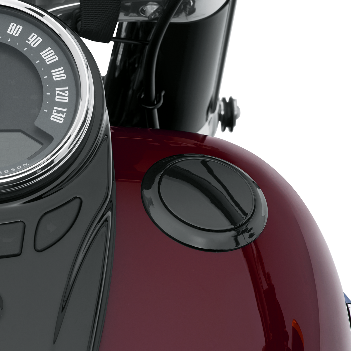 Harley-Davidson Flush-Mount Fuel Cap & Left Side Tank Cap Kit