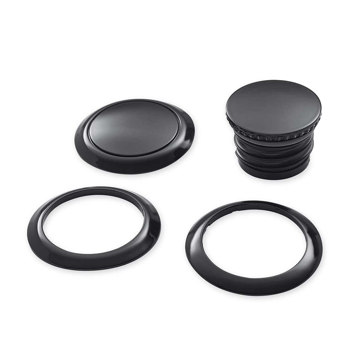 Harley-Davidson Flush-Mount Fuel Cap & Left Side Tank Cap Kit