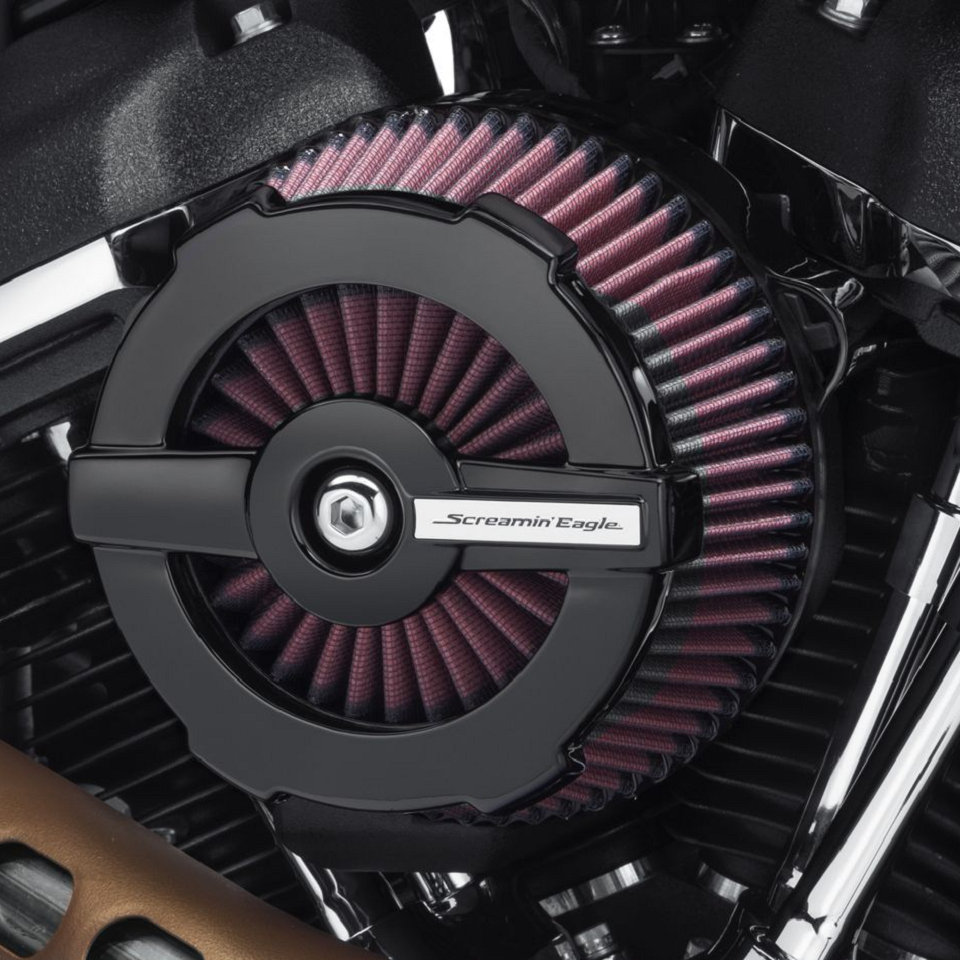 Screamin' Eagle Round Air Cleaner Cover - Ratchet