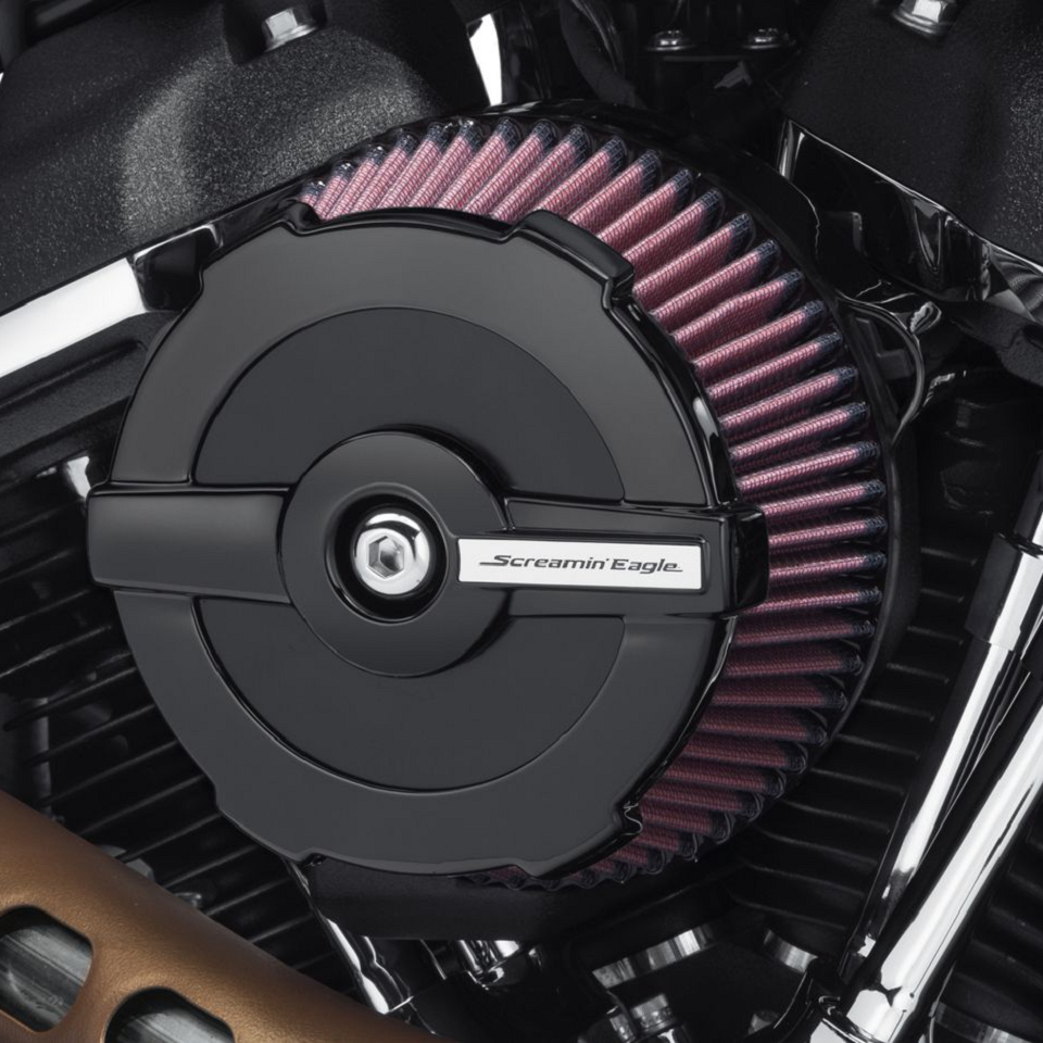 Screamin' Eagle Round Air Cleaner Cover - Ratchet