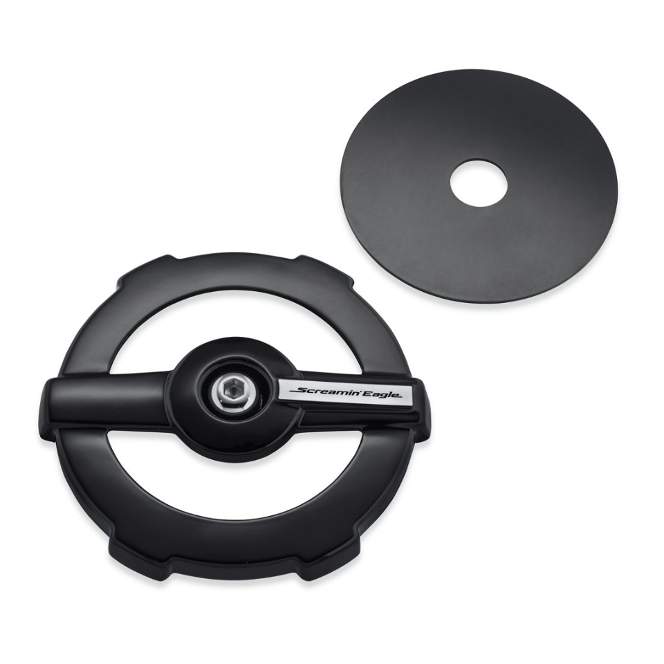 Screamin' Eagle Round Air Cleaner Cover - Ratchet