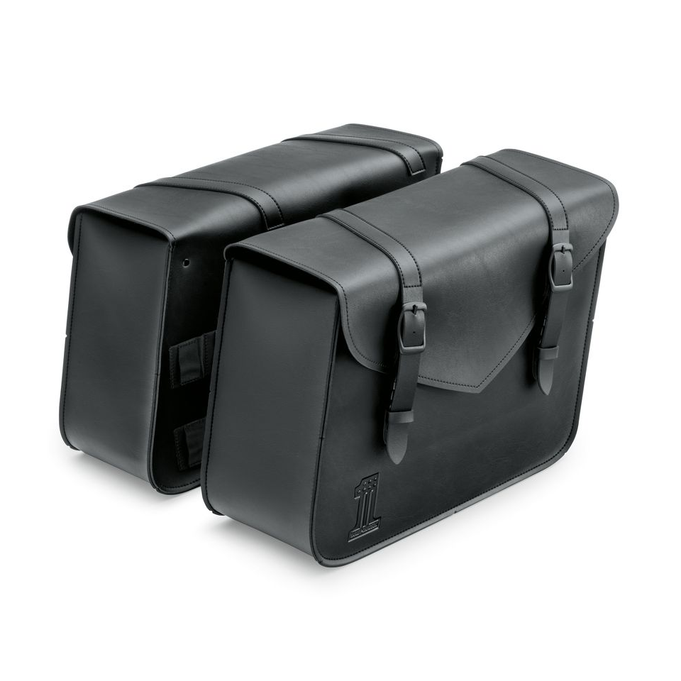 Harley-Davidson Black Standard Line Large Throw-Over Saddlebags