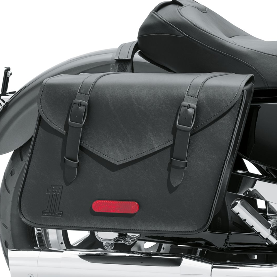 Harley-Davidson Black Standard Line Large Throw-Over Saddlebags