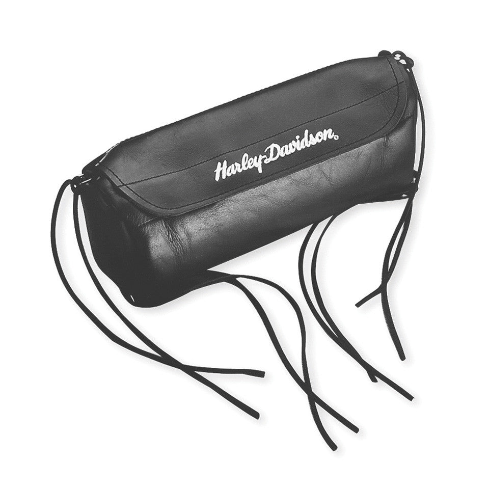 Harley-Davidson Soft Leather Handlebar/Fork Bag 91773-85