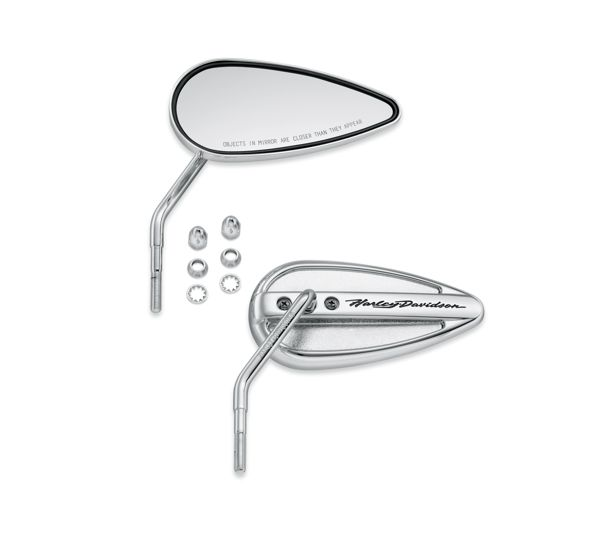 Harley-Davidson Script Teardrop Mirrors
