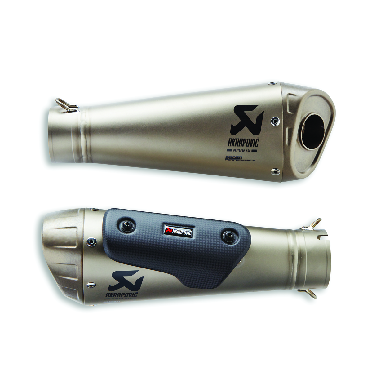 Ducati Akrapovic Racing Slip on Exhaust Streetfighter V4