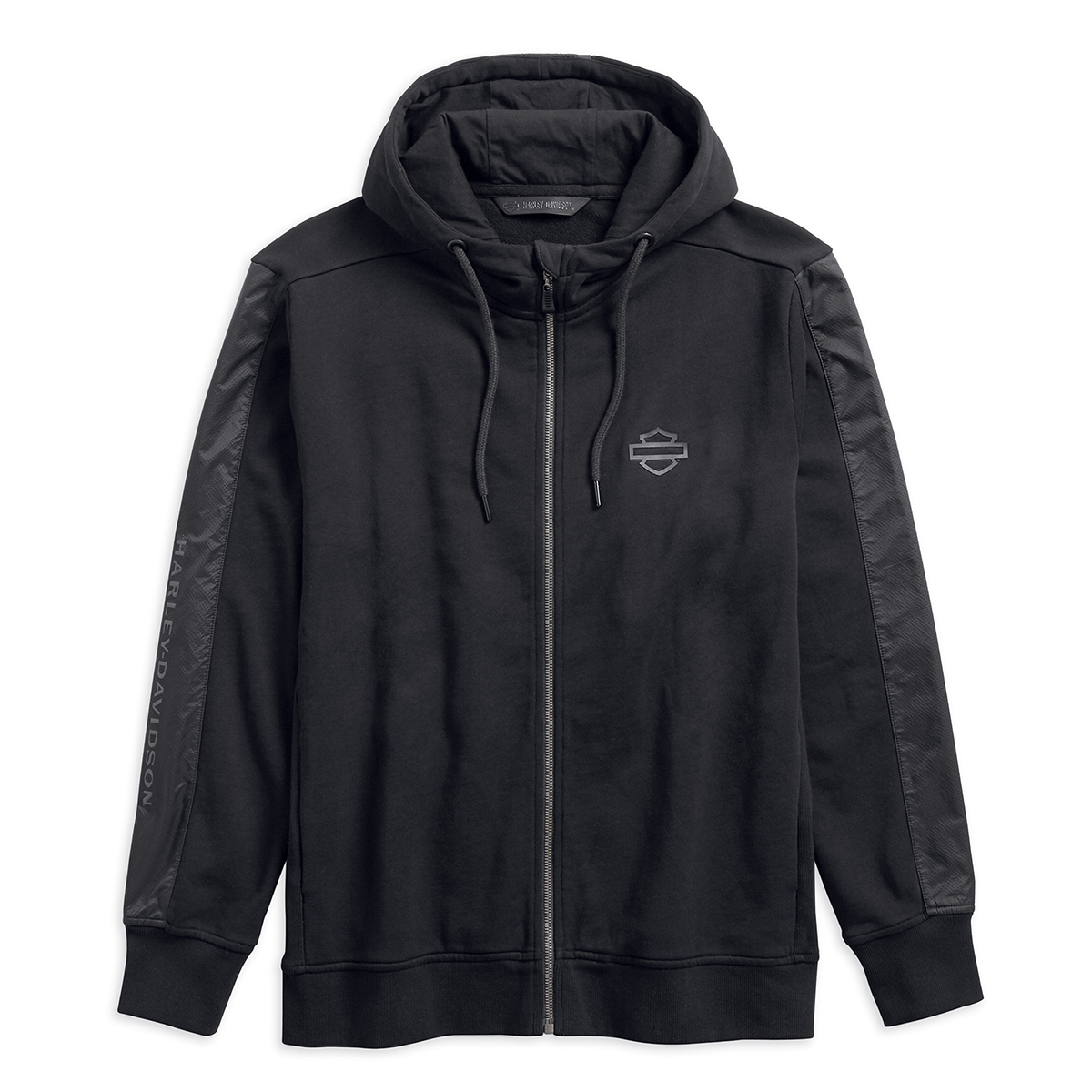 Harley top zipper hoodie