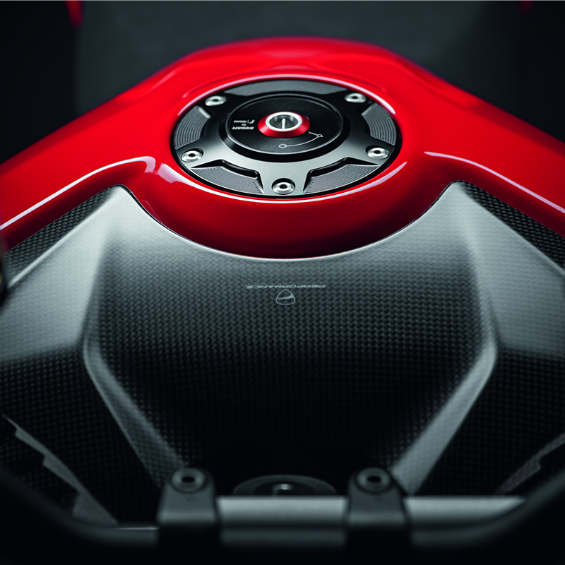 Ducati Carbon Tank Cover - Streetfighter V4
