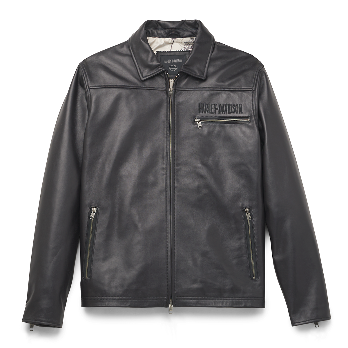 Harley-Davidson Black Leather Biker Pants, Brand
