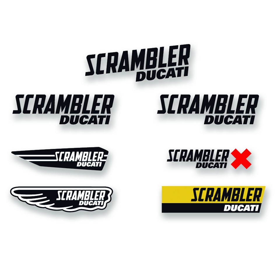 Ducati scrambler emblem deals
