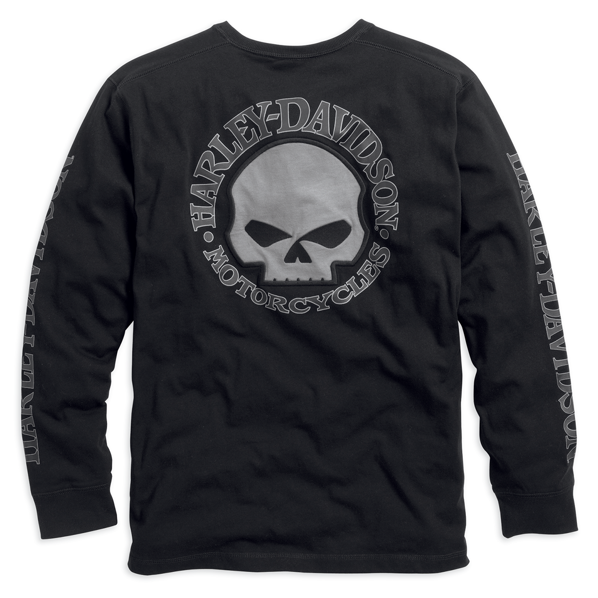 Harley-Davidson Men's Willie G Skull Long Sleeve Tee
