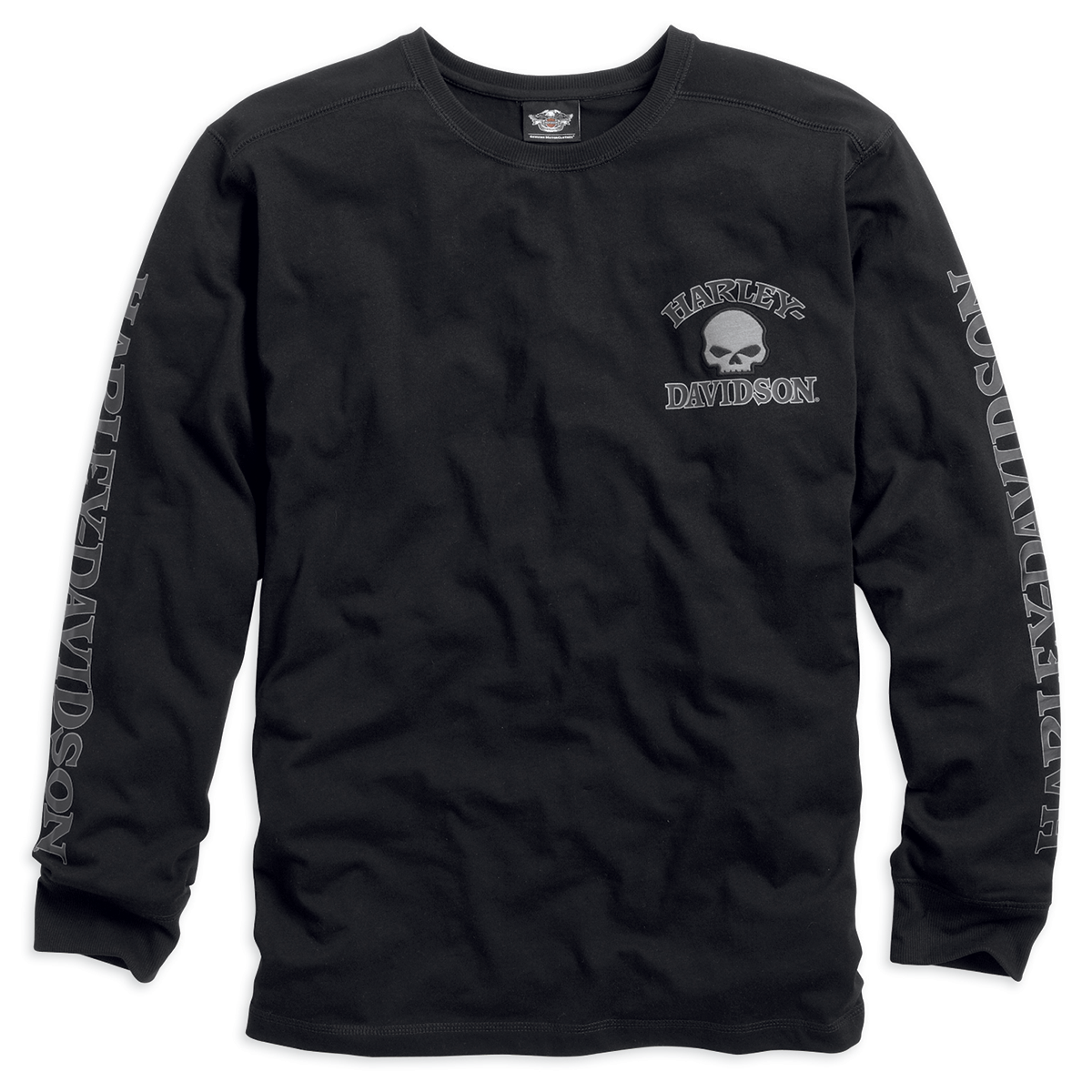 Harley-Davidson Men's Willie G Skull Long Sleeve Tee