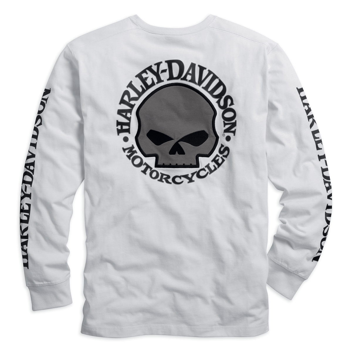 Harley-Davidson Men's Willie G Skull Long Sleeve Tee
