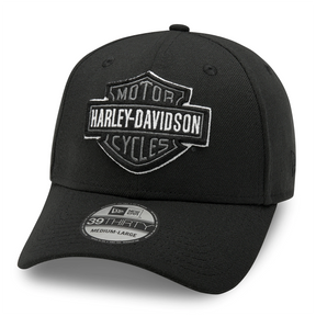 Harley-Davidson Tonal Logo Men's 39THIRTY Cap - Black