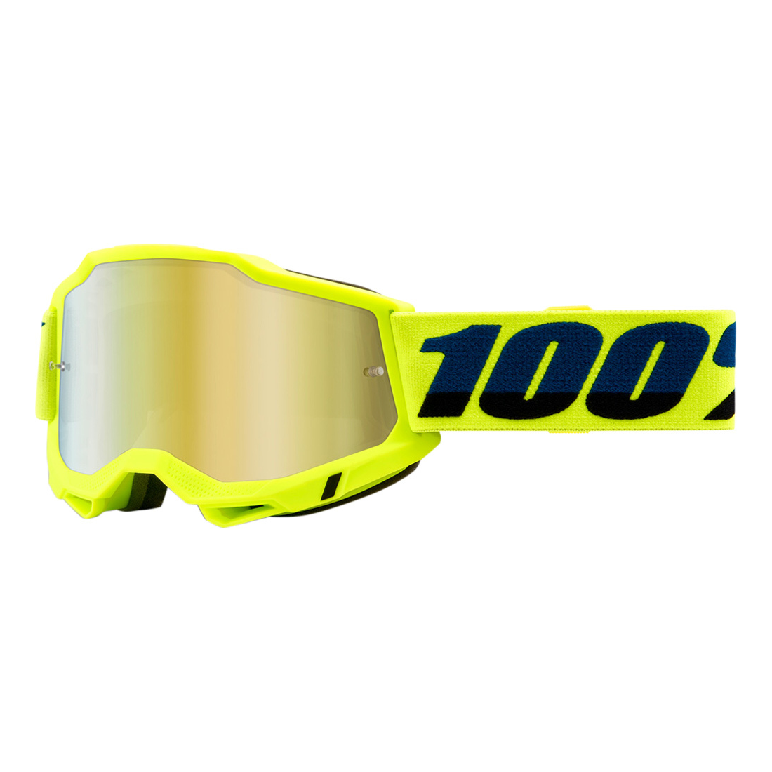 100% ACCURI2 Fluo Yellow Goggle