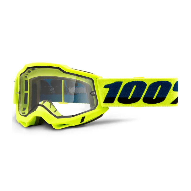 100 ACCURI2 Fluo Yellow Enduro Moto Goggle