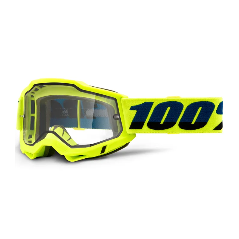 100% ACCURI2 Fluo Yellow Enduro Moto Goggle