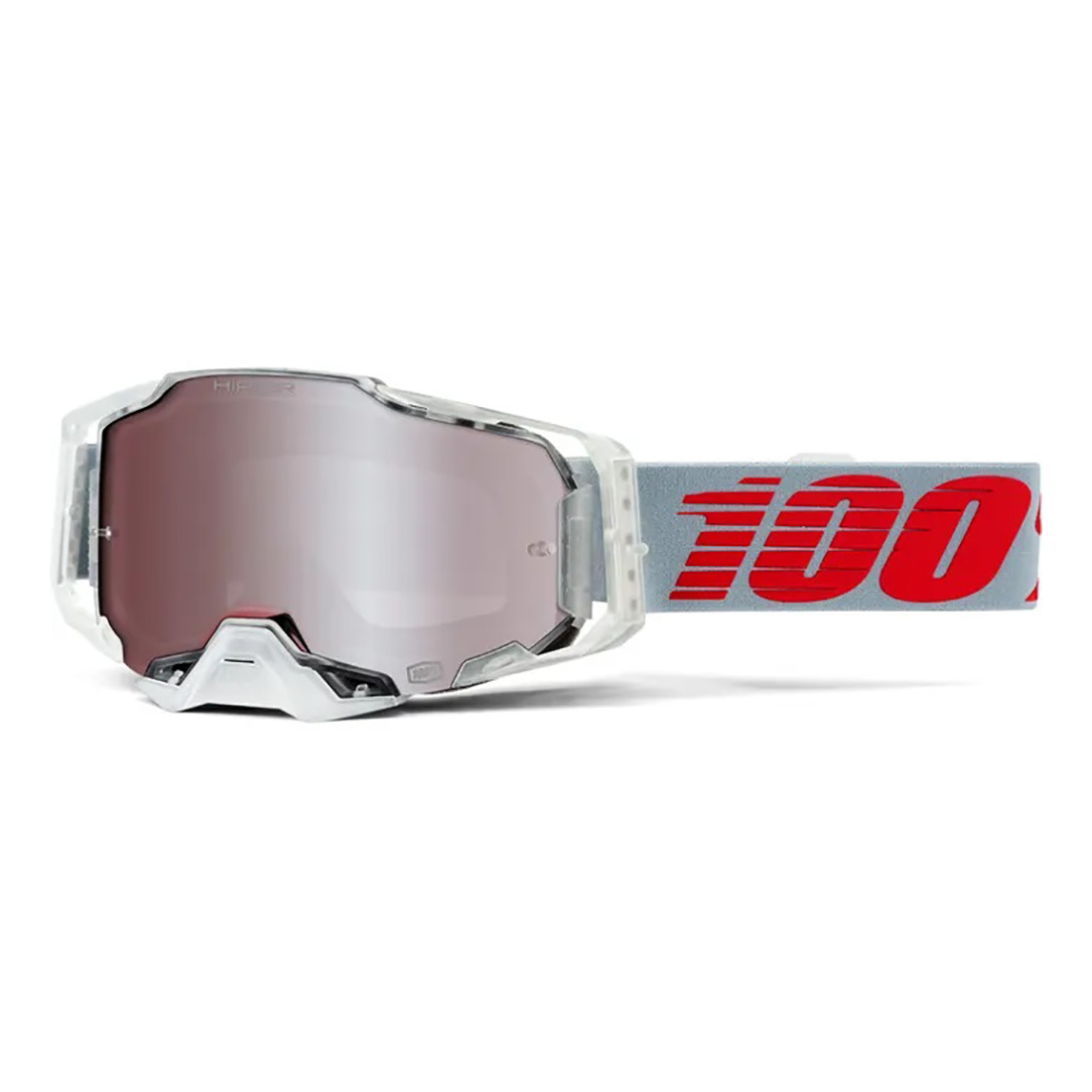 100% ARMEGA X-Ray/HiPER Silver Mirror Goggle