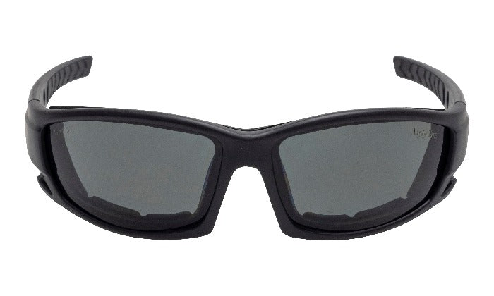Ugly Fish Rocket Polarised Motorcycle Sunglasses RSP404 - Black Frame/Smoke Lens