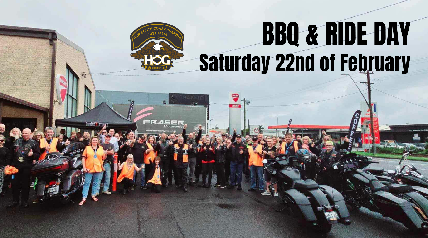 HOG Shop Ride & BBQ - Wollongong