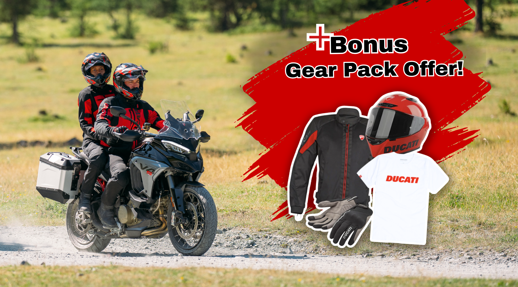 Bonus Ducati Gear Pack, On Us!