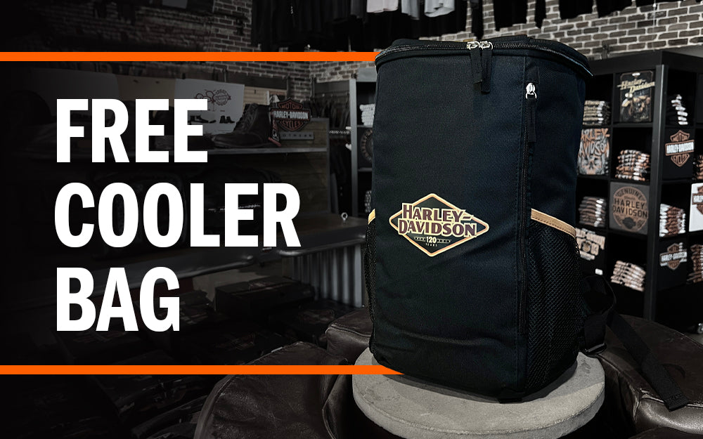 Receive a free 120th Anniversary Cooler Bag