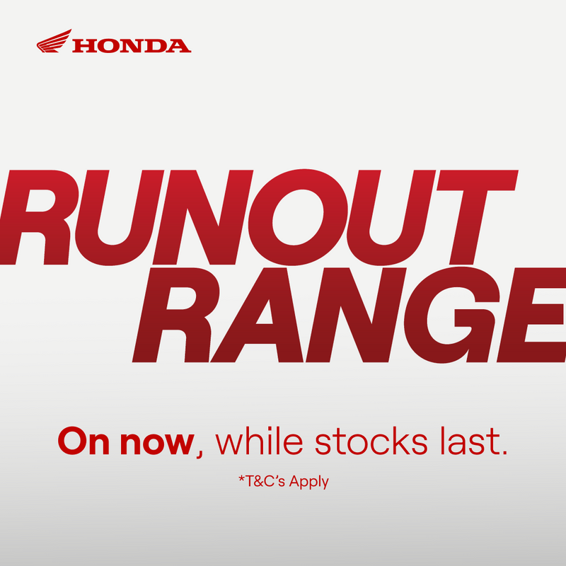 HONDA RUNOUT RANGE