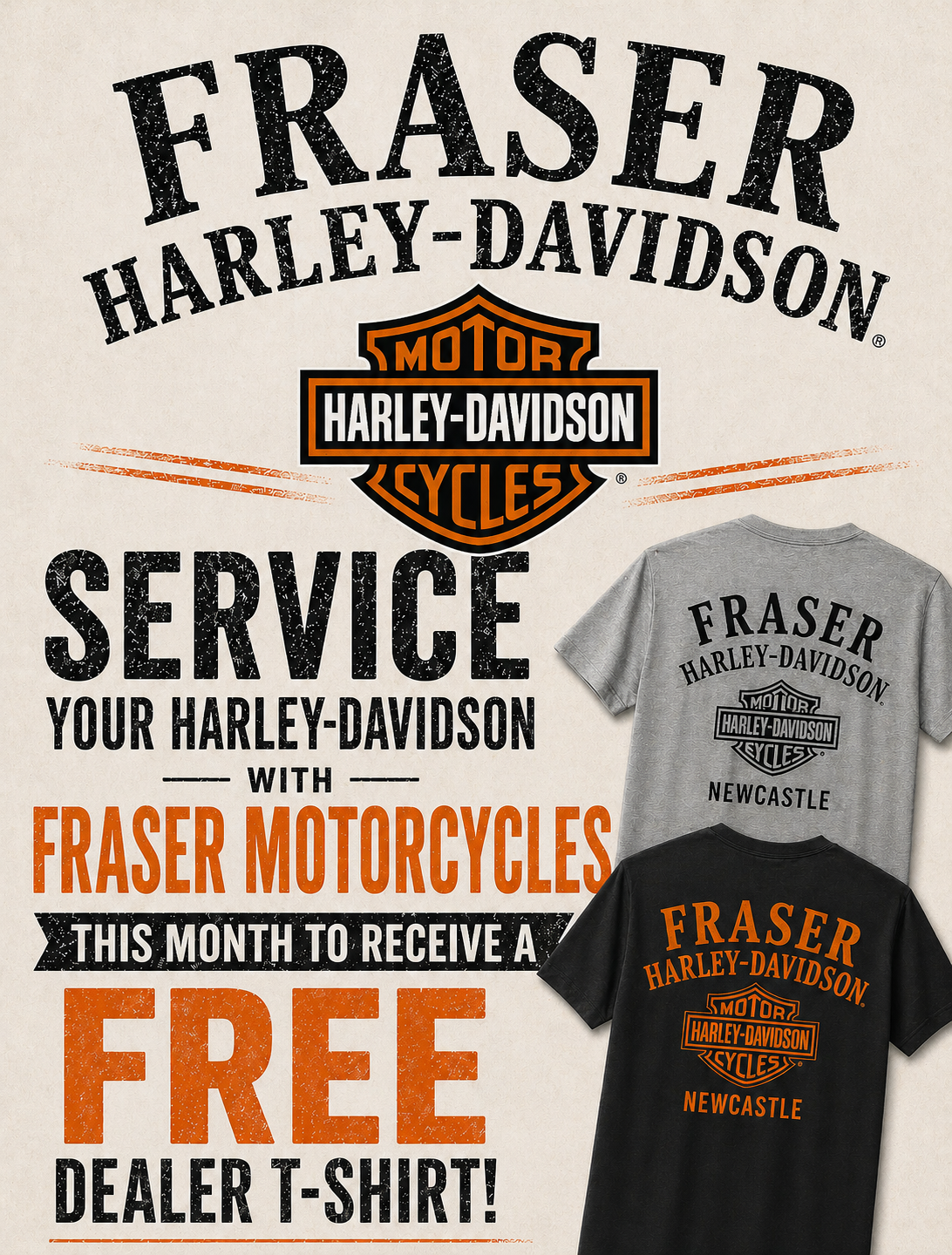 May Service Offer - Free Dealer Tee with a Service!