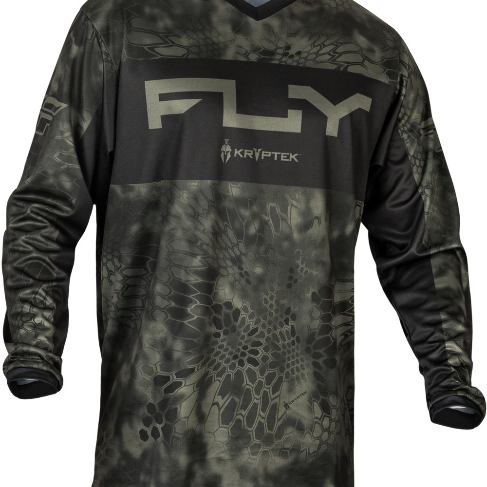 Fly Racing 2024 F-16 Jersey - Black Charcoal