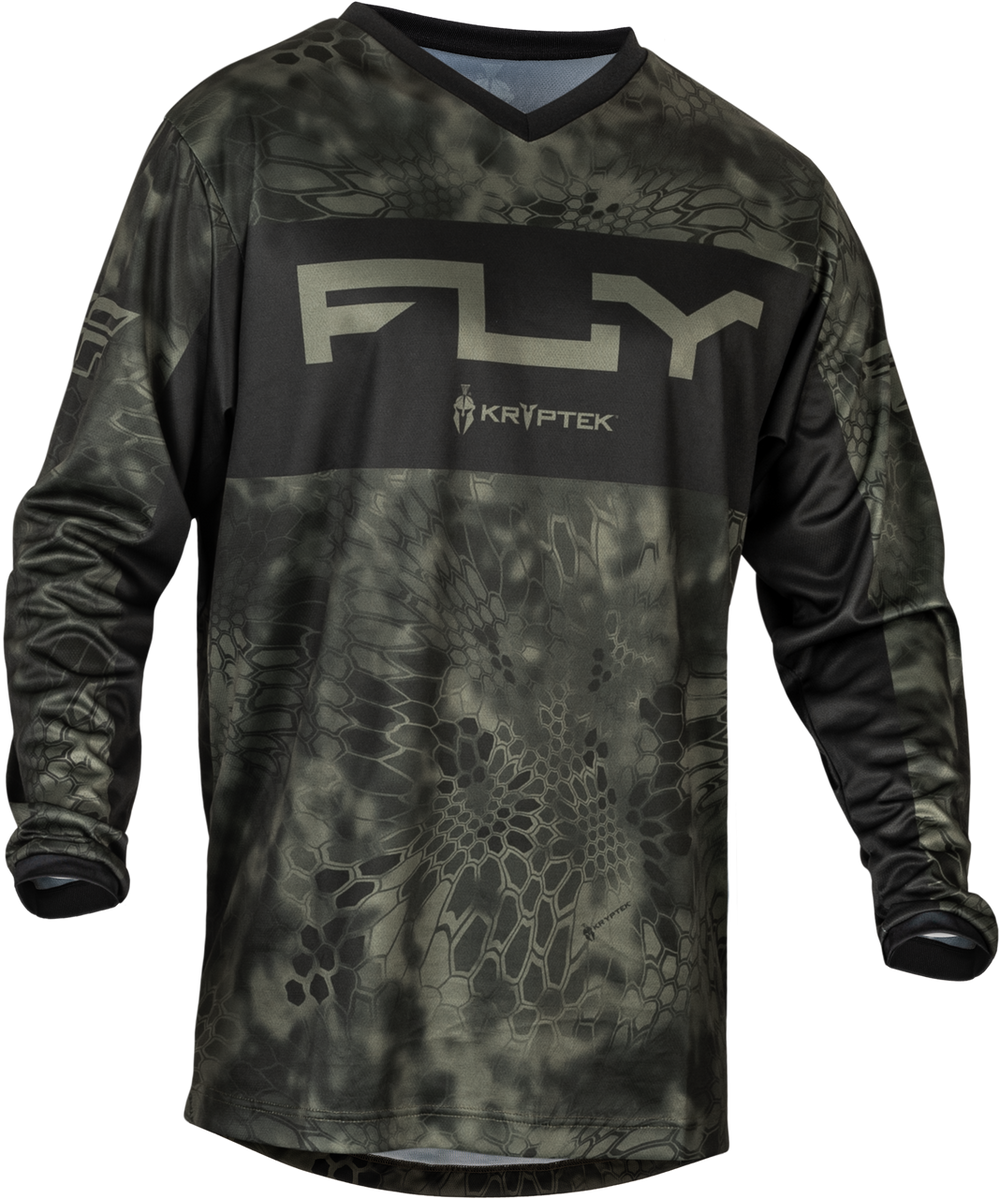 Fly Racing 2024 F-16 Jersey - Black Charcoal