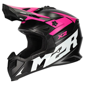 M2R X2 Motorcycle Helmet Pink CL