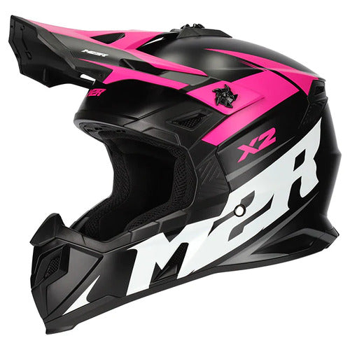 M2R  LITE MX X2 HELMET PINK/S