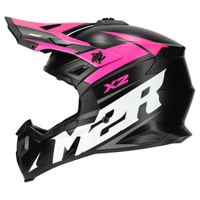 M2R X2 Motorcycle Helmet Pink