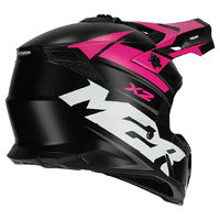 M2R X2 Motorcycle Helmet Pink CL