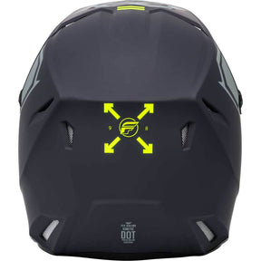 Fly Racing Kinetic Menace Helmet - Matte Grey/Hi-Vis