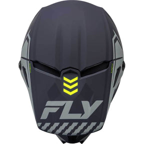 Fly Racing Kinetic Menace Helmet - Matte Grey/Hi-Vis