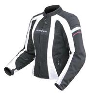 Dririder 'Airstream' Ladies Jacket - Black/White CL