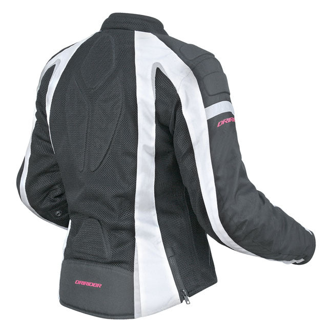 Dririder 'Airstream' Ladies Jacket - Black/White