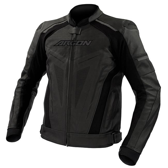 Argon Descent Perforated Motorcycle Leather Jacket