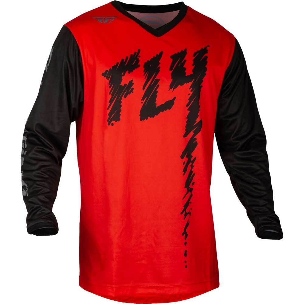 Fly Racing 2024 F-16 Jersey - Red Black Grey CL