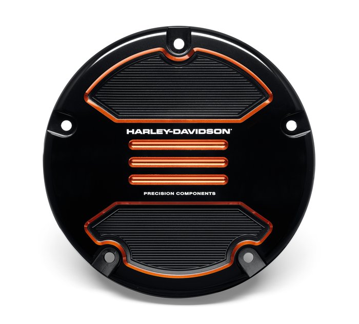 Harley-Davidson Adversary Derby Cover- Black and Orange