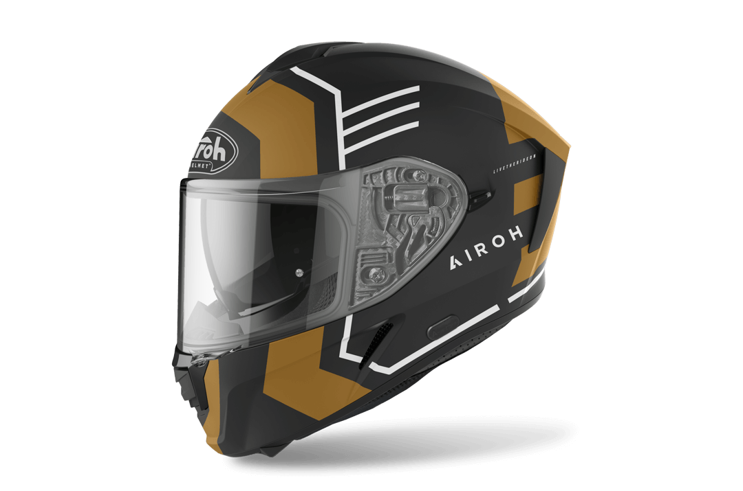 Airoh Spark Thrill Helmet - Matte Gold