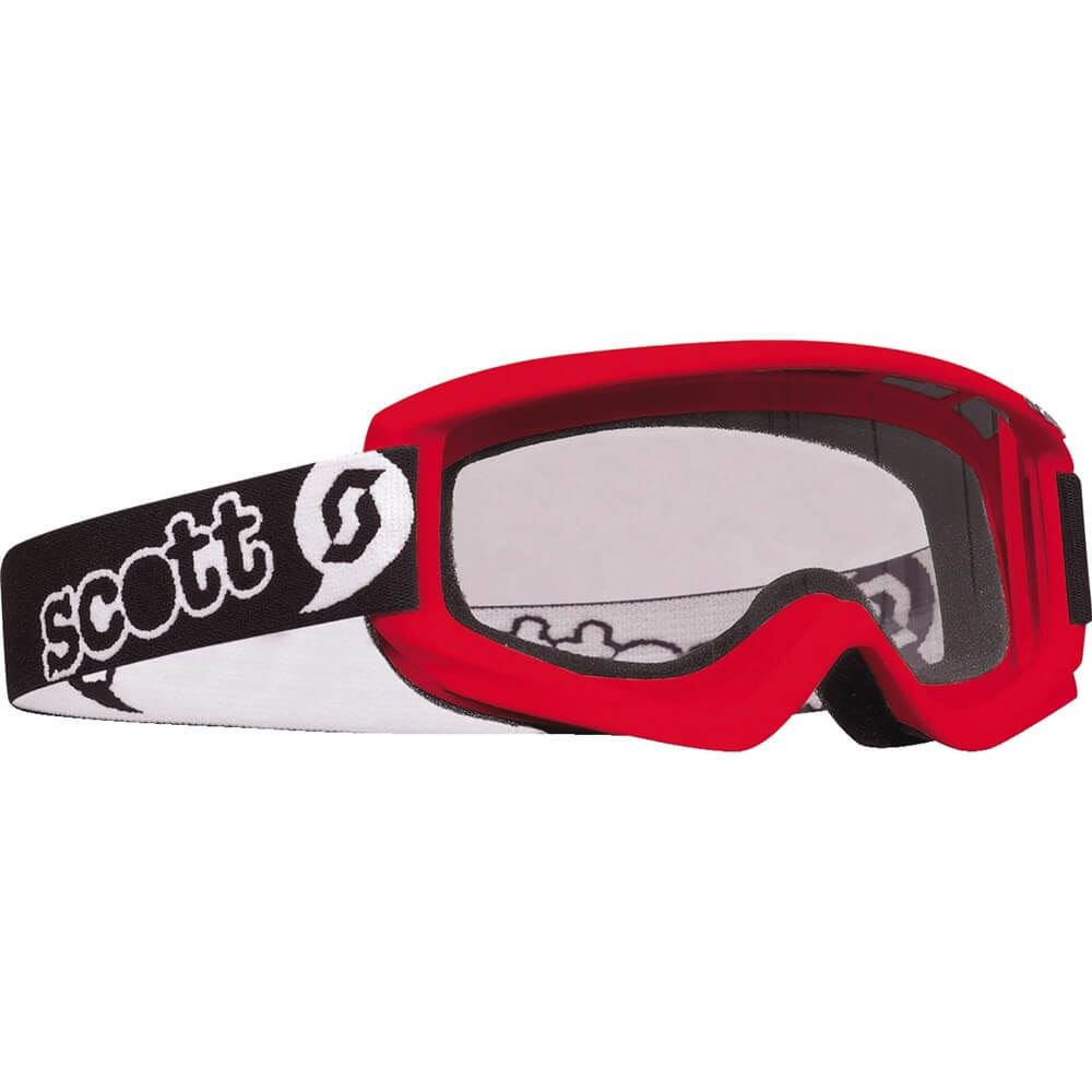 Scott Youth Agent Goggle Red/Clear Lens CL